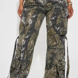 Camo Cargo Pant - Olive