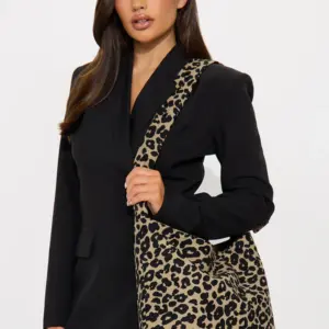 Wild Shopper Leopard Canvas Bag