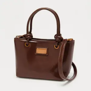 Brown Satchel Handbag